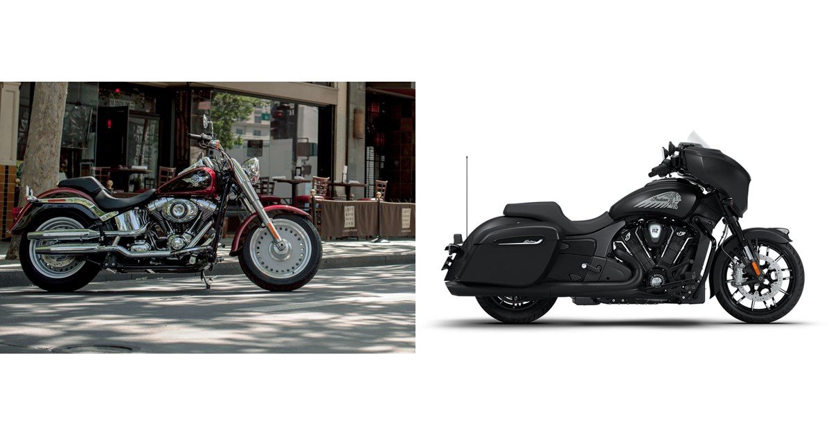 Flstf Injection Harley-Davidson Softail Fat Boy FLSTF 2013 vs Indian Chieftain ...