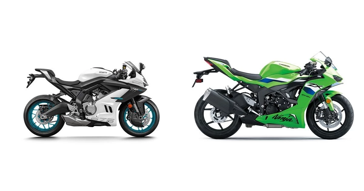 CFMOTO 675SR-R 2026 vs Kawasaki Ninja ZX-6R 2026