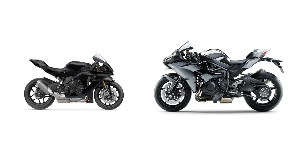 Yamaha R1 RACE 2025 vs Kawasaki Ninja H2 2016