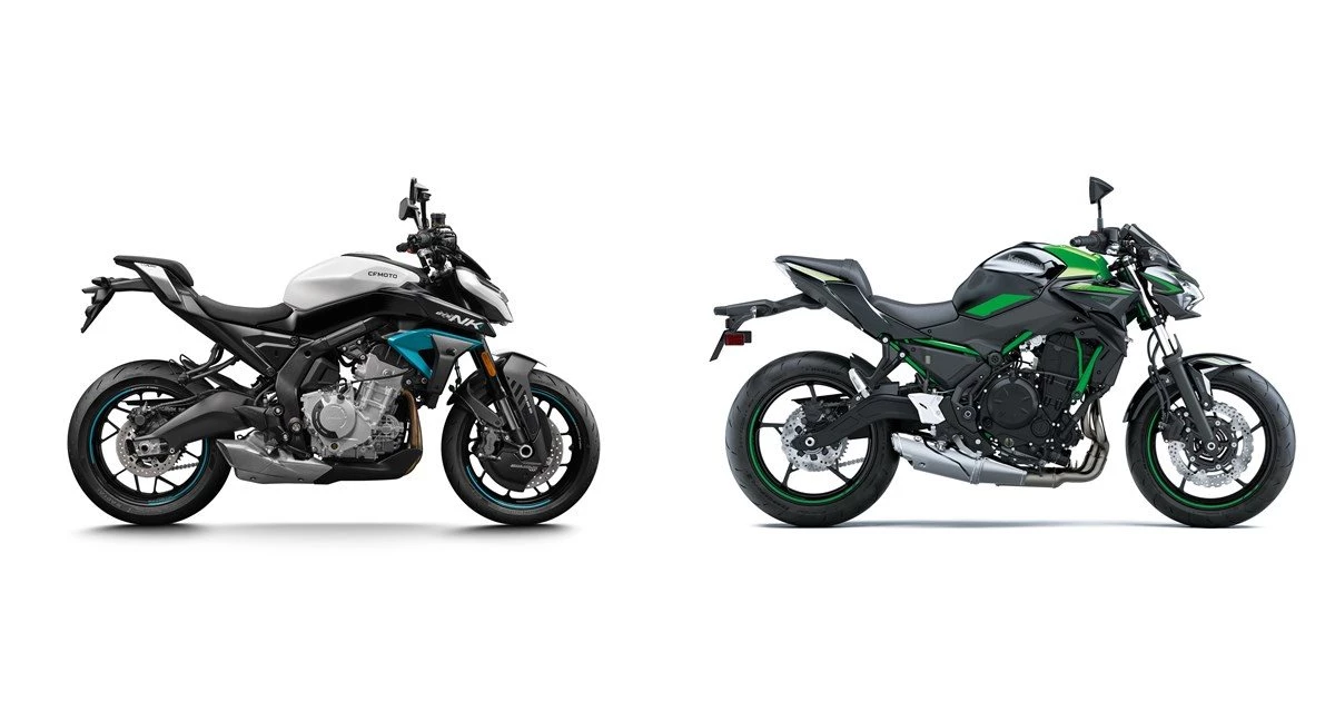 CFMOTO 675NK 2025 vs Kawasaki Z650 2022