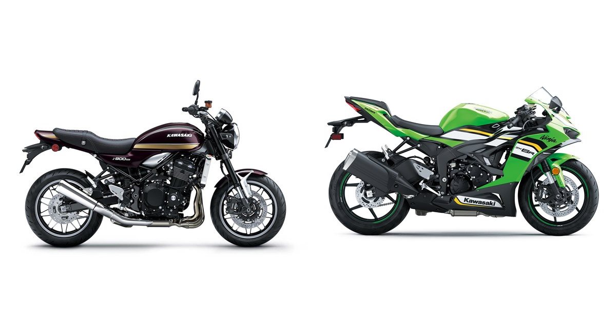 Kawasaki Z900 RS 2026 vs Kawasaki Ninja ZX-6R 2025