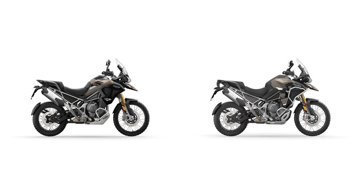 Delium Pro Rally Triumph Tiger 1200 Rally PRO 2025 vs Triumph Tiger 1200 Rally Explorer 2024