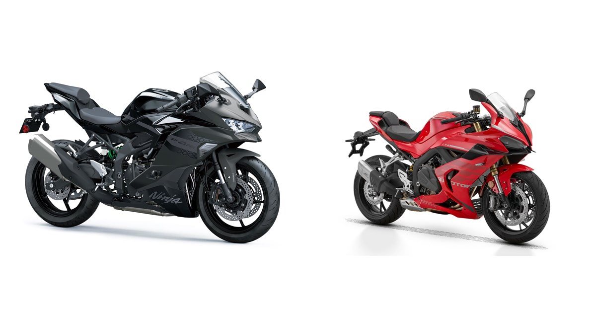 Power Ninja Rr Confronto tra moto Kawasaki Ninja ZX-4RR 2026 VS. QJ Motor SRK 800 RR 2026
