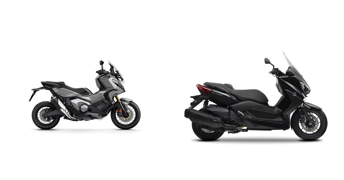 Motorrad Vergleich Honda X-ADV 2021 vs. Yamaha XMAX 400 2016
