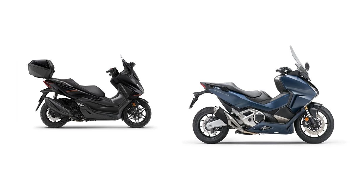 honda-forza-350-special-edition-2026-vs-honda-forza-750-2023