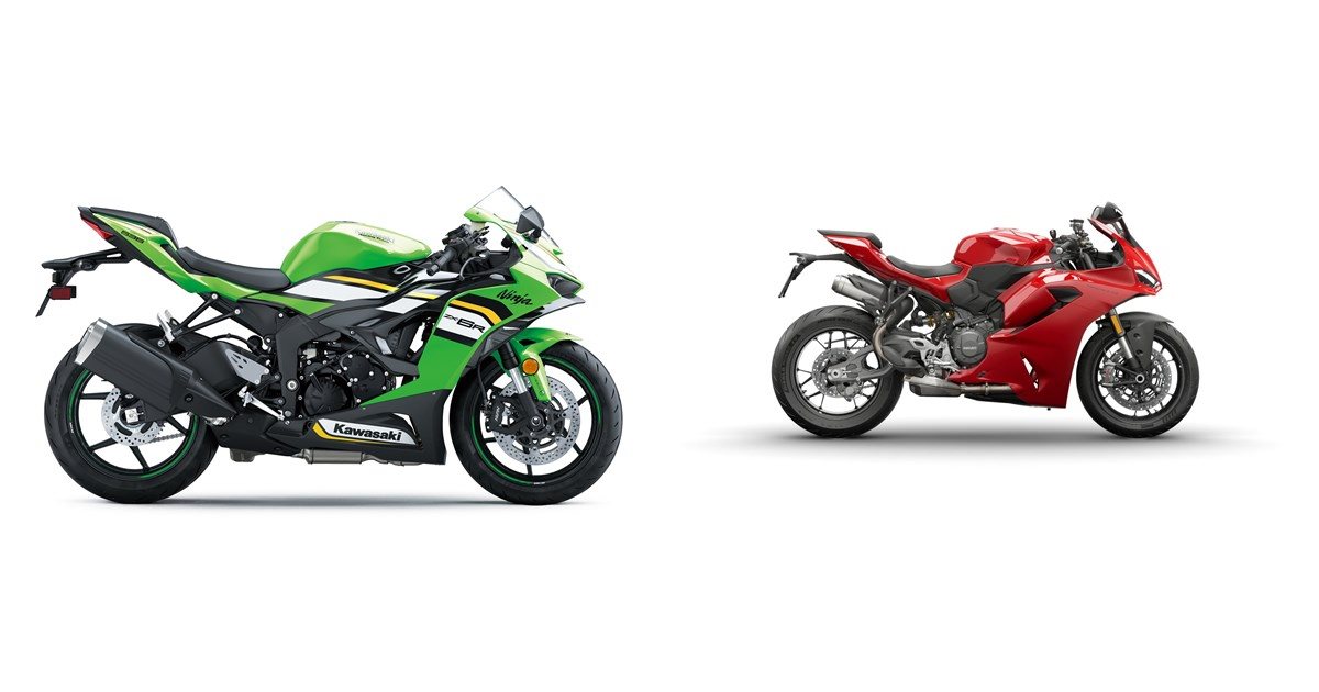Kawasaki Ninja ZX-6R 2025 vs Ducati Panigale V2 2026