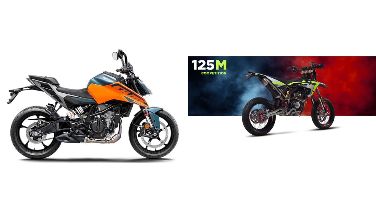 KTM 125 Duke 2025 vs Fantic 125M Competition 2020