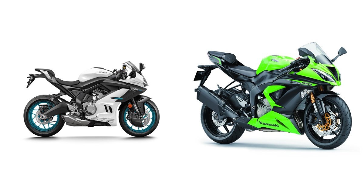 CFMOTO 675SR-R 2026 vs Kawasaki Ninja ZX-6R 636 2013