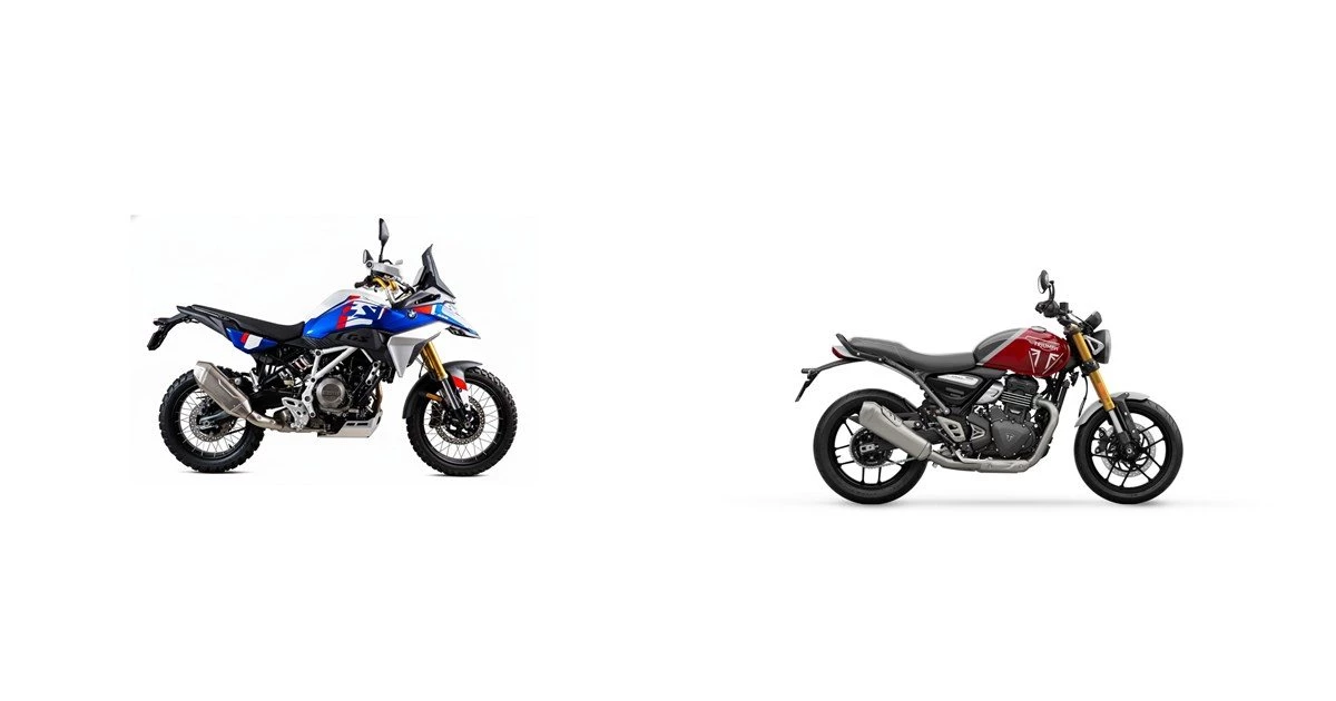 Motorrad Vergleich BMW F 450 GS 2026 vs. Triumph Speed 400 2025