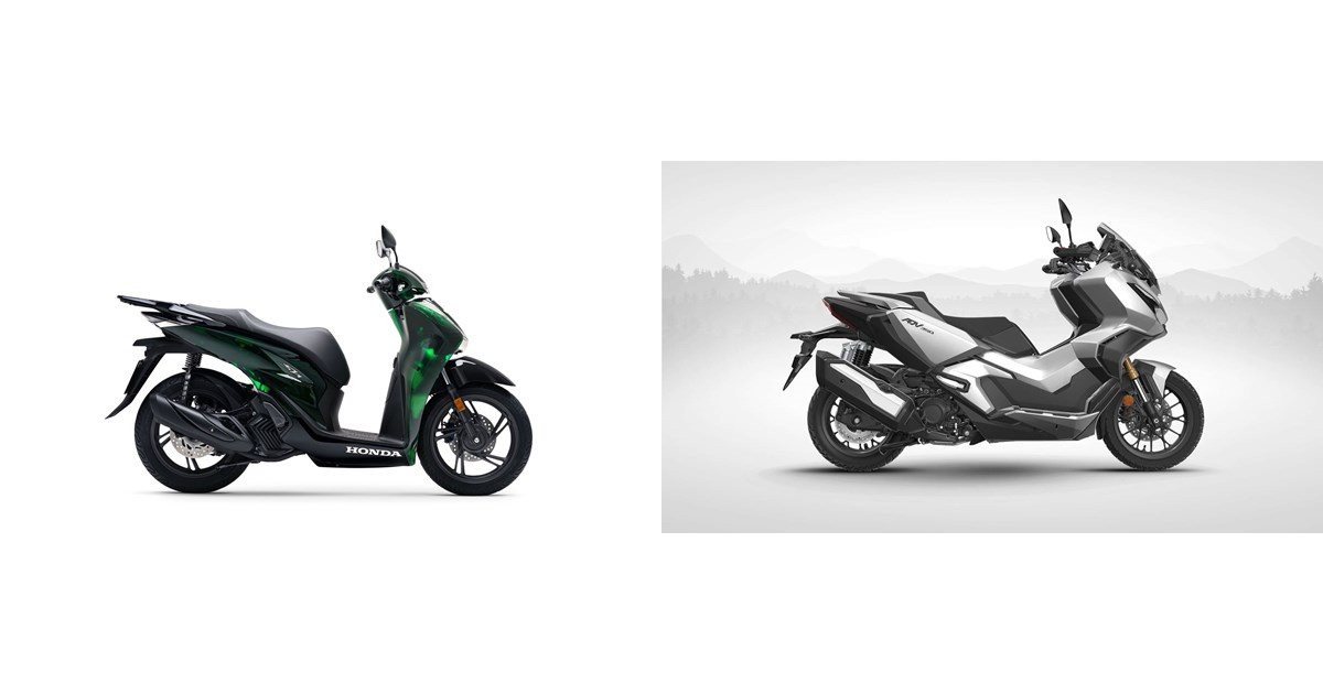 Confronto tra moto Honda SH150i 2025 VS. Honda ADV350 2023