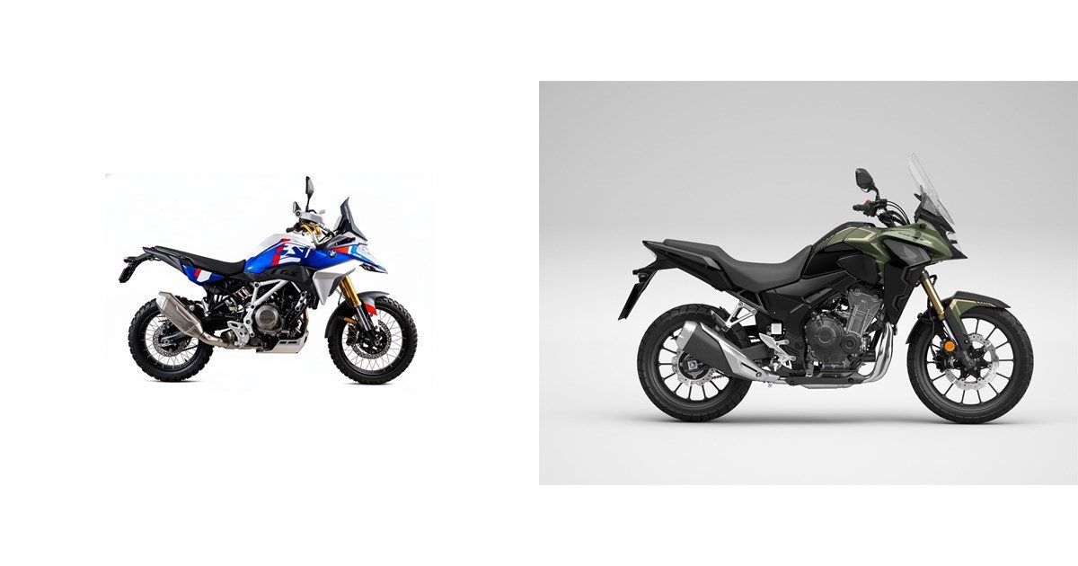 Motorrad Vergleich BMW F 450 GS 2026 vs. Honda CB500X 2022