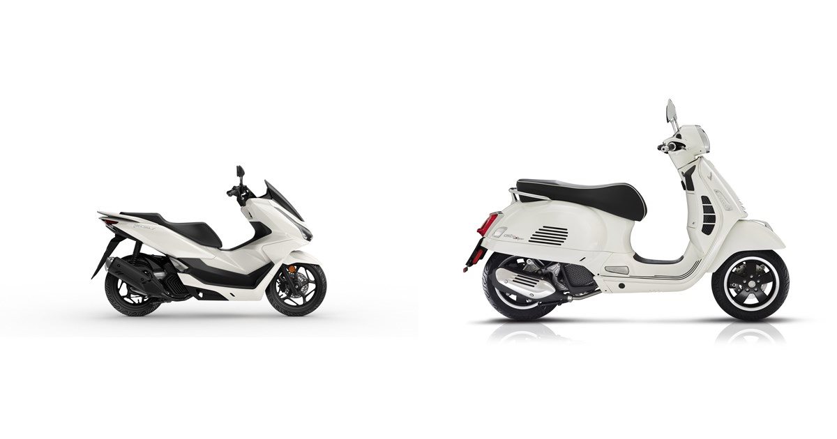 Honda PCX125 2025 vs Vespa GTS 125 ie Super 2020