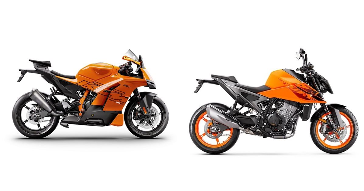 KTM 990 RC R 2026 vs KTM 990 Duke 2025