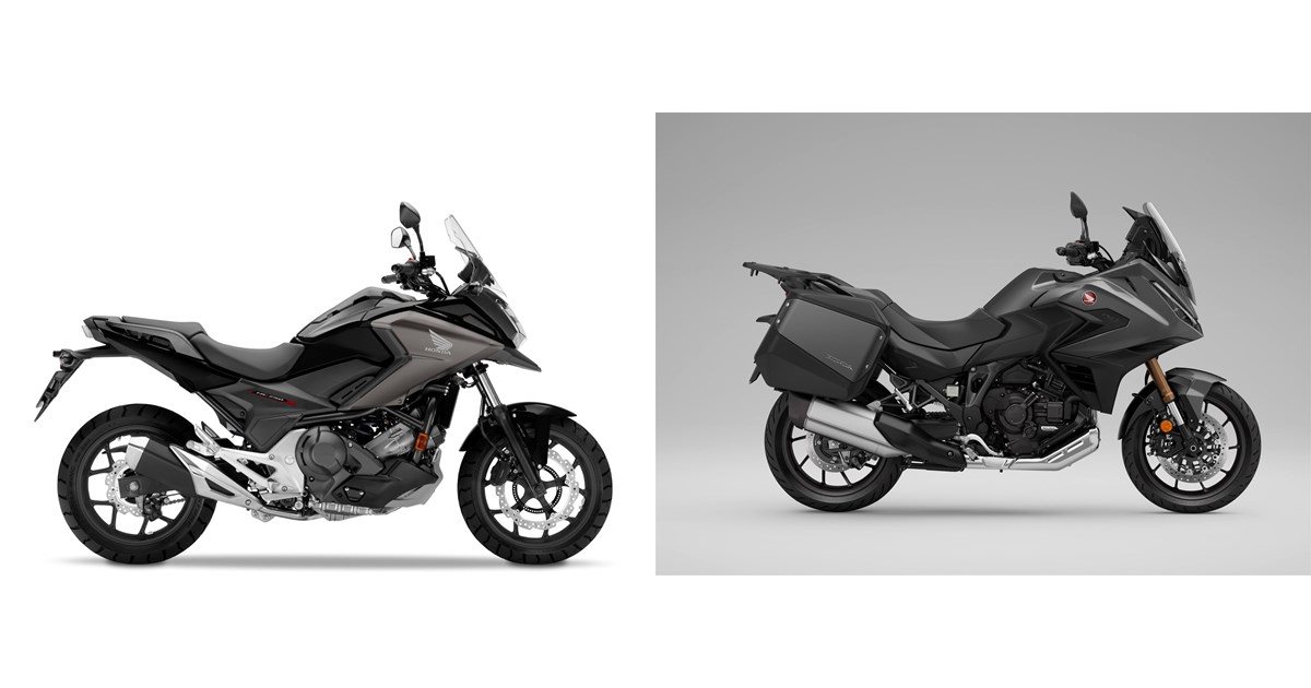 Motorrad Vergleich Honda NC750X DCT 2020 vs. Honda NT1100 DCT ...