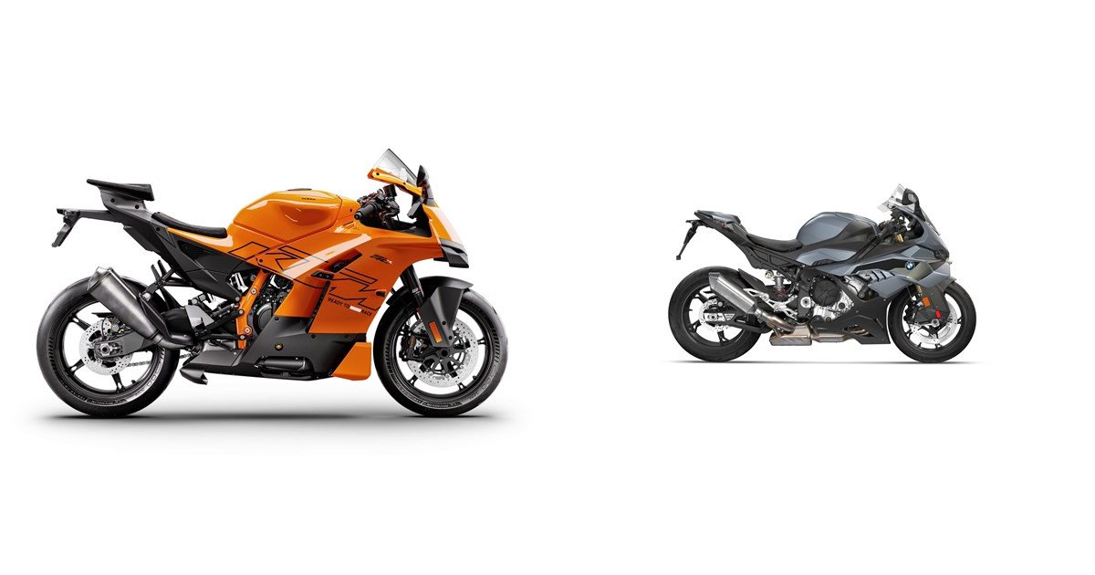 Motorrad Vergleich KTM 990 RC R 2026 vs. BMW S 1000 RR 2025