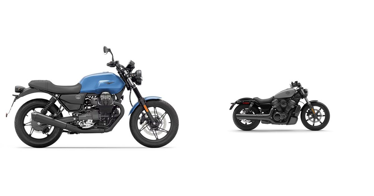 Stone Torque Moto Guzzi V7 Stone 2025 vs Harley-Davidson Nightster 2026