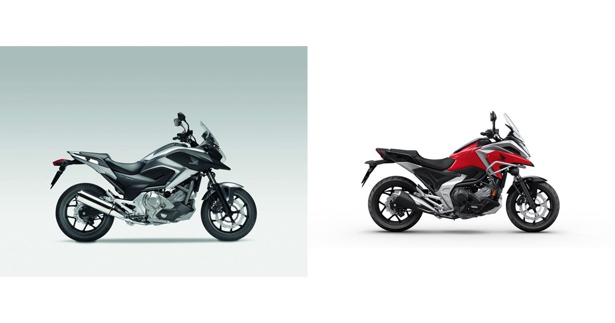 Motorrad Vergleich Honda NC700X 2013 vs. Honda NC750X DCT 2021