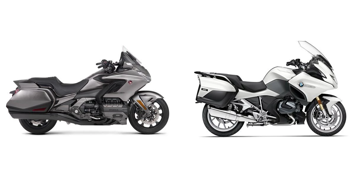 Honda GL 1800 Goldwing 2018 vs BMW R 1250 RT 2021