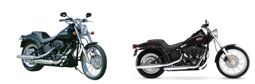 Cyleto Bremsbeläge Für Harley Davidson Softail & Night Train – Vorne & Hinten, Halbmetallisch