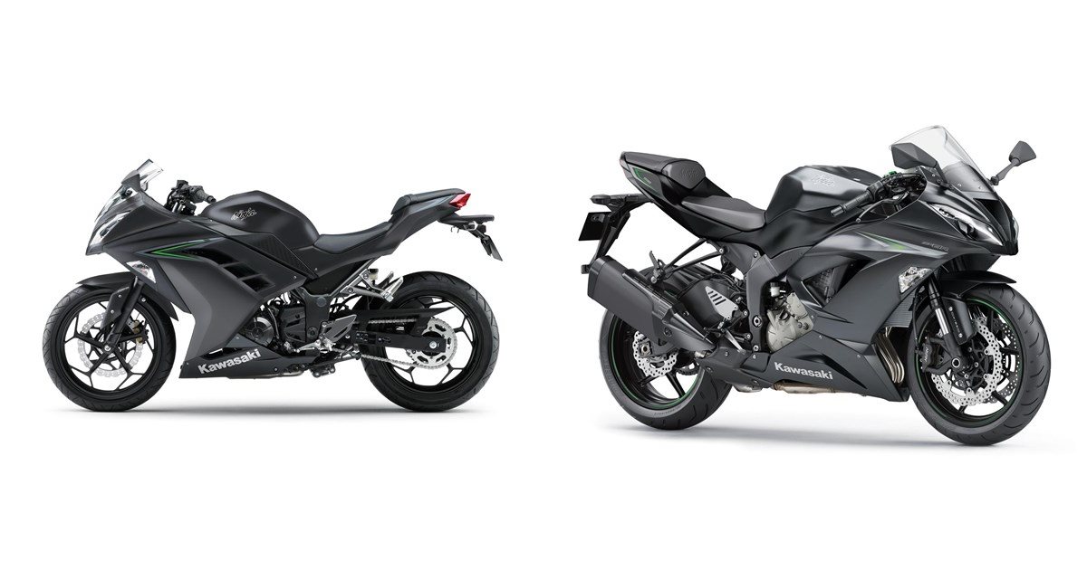 【GENRE ジャンル】 Kawasaki Ninja 300 2016 vs Kawasaki Ninja ZX-6R 636 2017