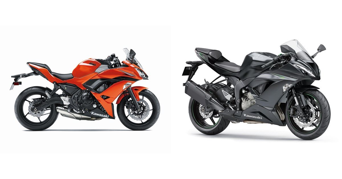 Kawasaki Ninja 650 2017 vs Kawasaki Ninja ZX-6R 636 2017
