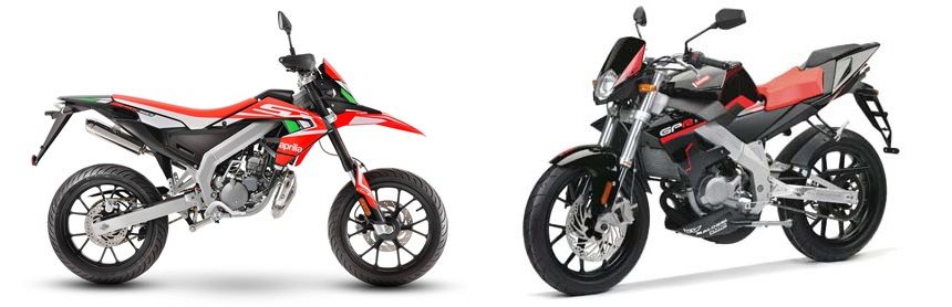 Motorrad Vergleich Aprilia Sx 50 Supermoto 2021 Vs Derbi Gpr Nude 50 2011