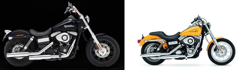 Harley-Davidson Dyna Street Bob FXDB 2007 Vs Harley-Davidson