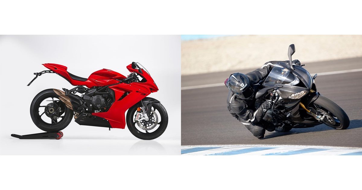MV Agusta F3 800 Rosso 2021 vs Triumph Daytona 765 Moto2 2020