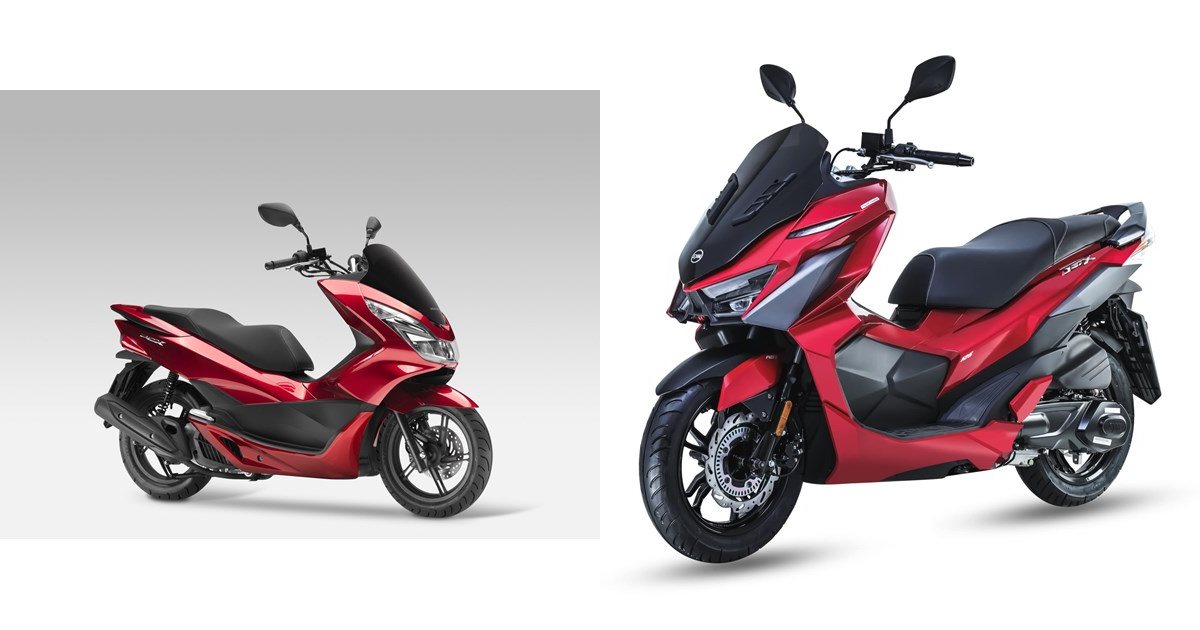 Honda PCX 125 2019 vs Sym Jet X 125 2021