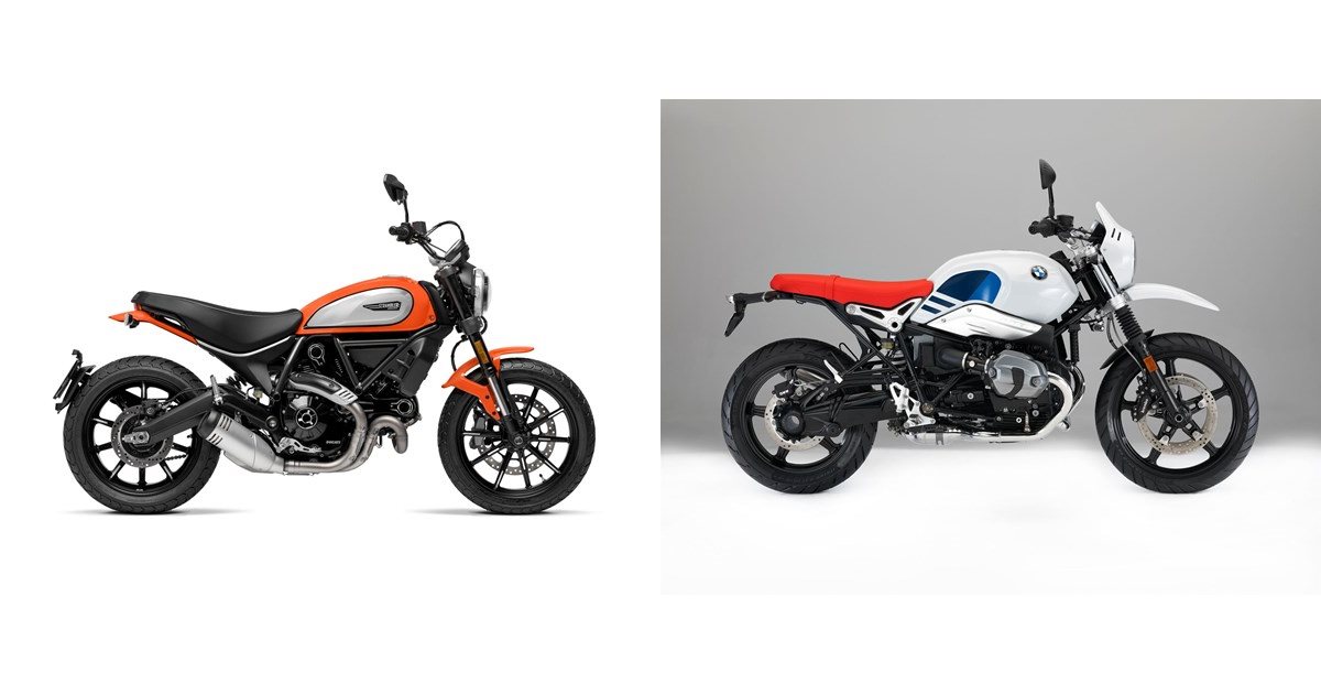 Bmw R Ninet Urban Gs Vs Ducati Scrambler Nightshift Reviewmotors Co