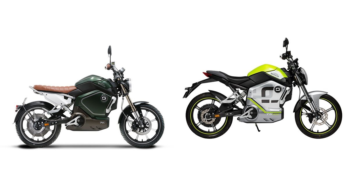 Motorrad Vergleich Super Soco Tc Vs Super Soco Ts Limited