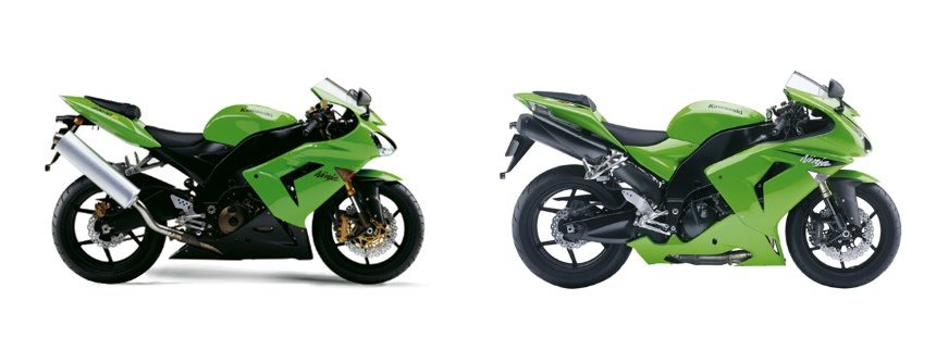 Kawasaki Ninja ZX-10R 2008 vs Kawasaki Ninja ZX-10R 2007