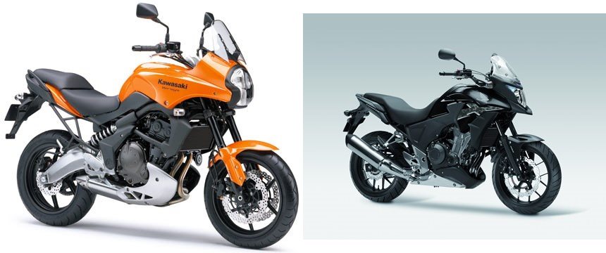 Kawasaki Versys 650 2009 vs Honda CB500X 2013