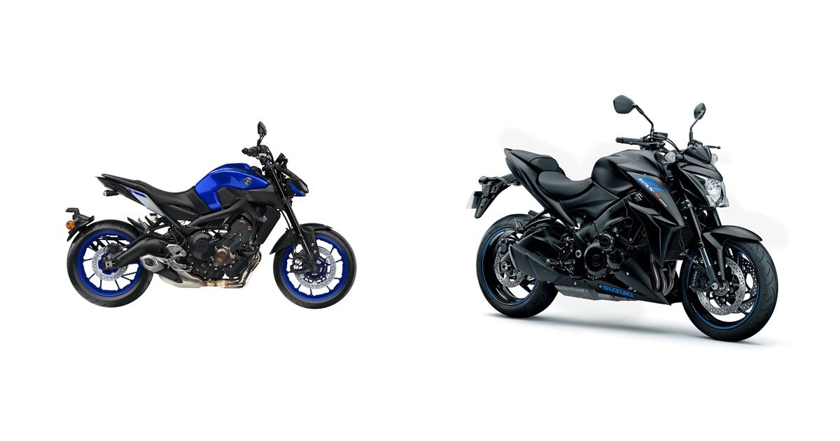 Yamaha MT-09 2018 vs Suzuki GSX-S1000 2019