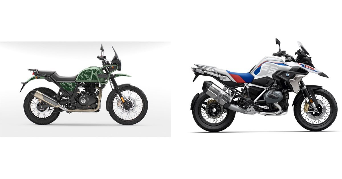 Royal Enfield Himalayan 2021 vs BMW R 1250 GS Adventure 2022