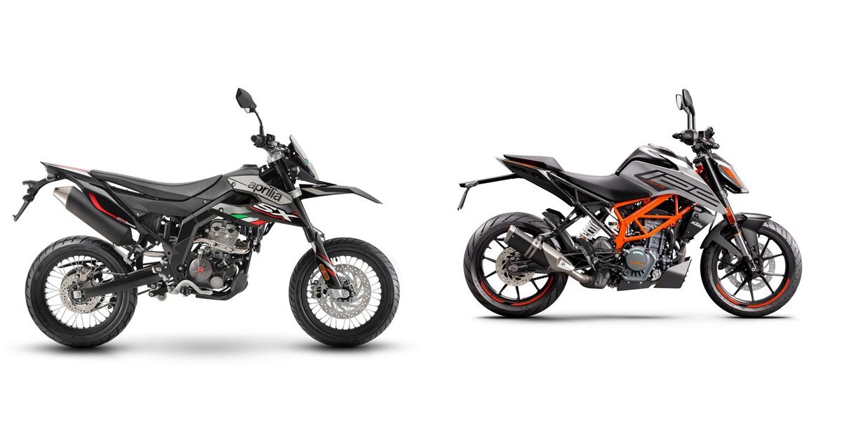 Aprilia SX 125 2020 vs KTM 125 Duke 2021
