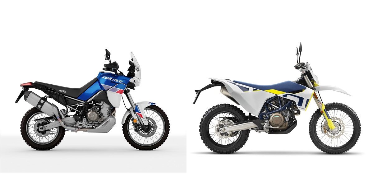 Motorrad Vergleich Aprilia Tuareg 660 2022 vs. Husqvarna 701 Enduro 2022