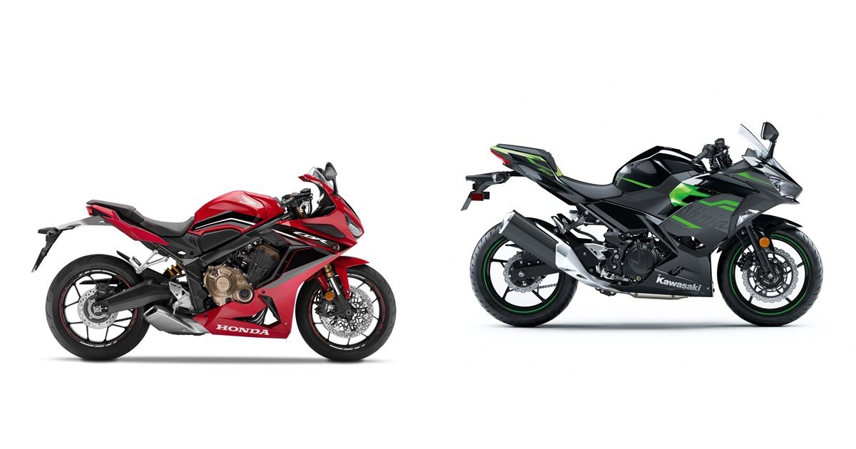 Honda CBR650R 2022 vs Kawasaki Ninja 400 2020
