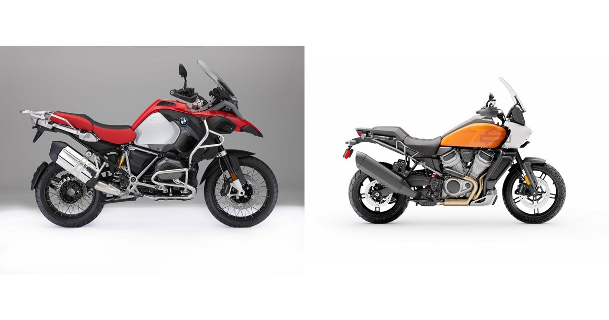 Motorrad Vergleich BMW R 1200 GS Adventure 2018 vs. Harley