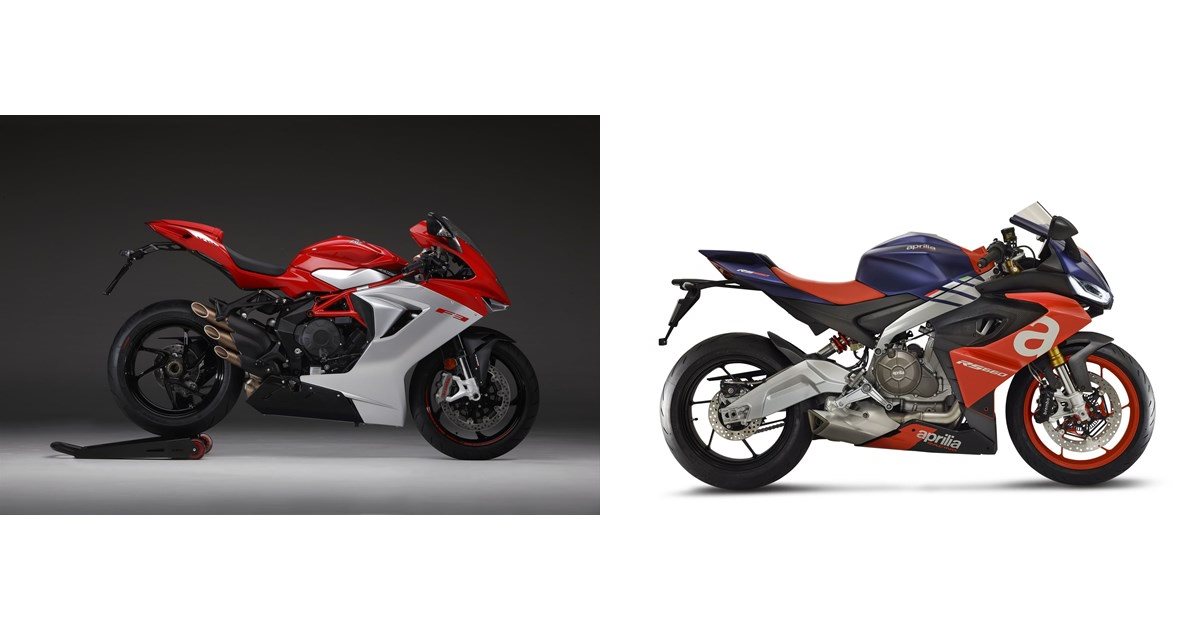 MV Agusta F3 675 2020 vs Aprilia RS 660 2020
