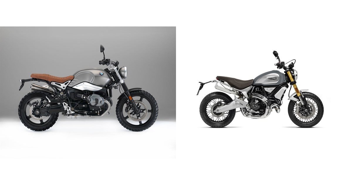 Motorrad Vergleich BMW R nineT Scrambler 2020 vs. Ducati Scrambler 1100 ...