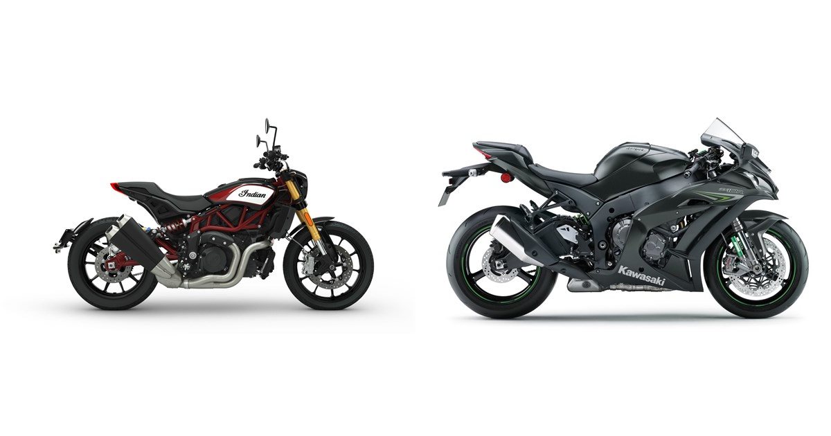 Indian FTR 1200 S 2020 vs Kawasaki Ninja ZX-10R 2017