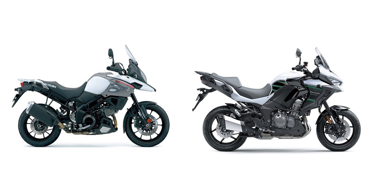 Motorrad Vergleich Suzuki V-Strom 1000 2018 vs. Kawasaki Versys 1000 2019