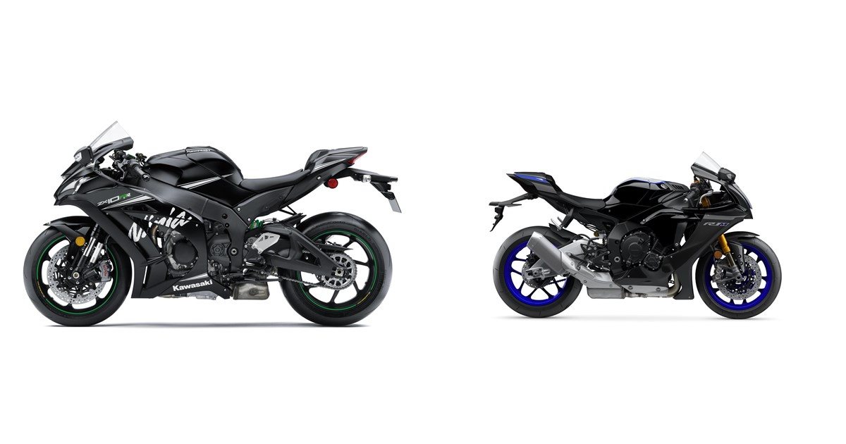 Kawasaki Ninja ZX-10RR 2018 vs Yamaha R1M 2021