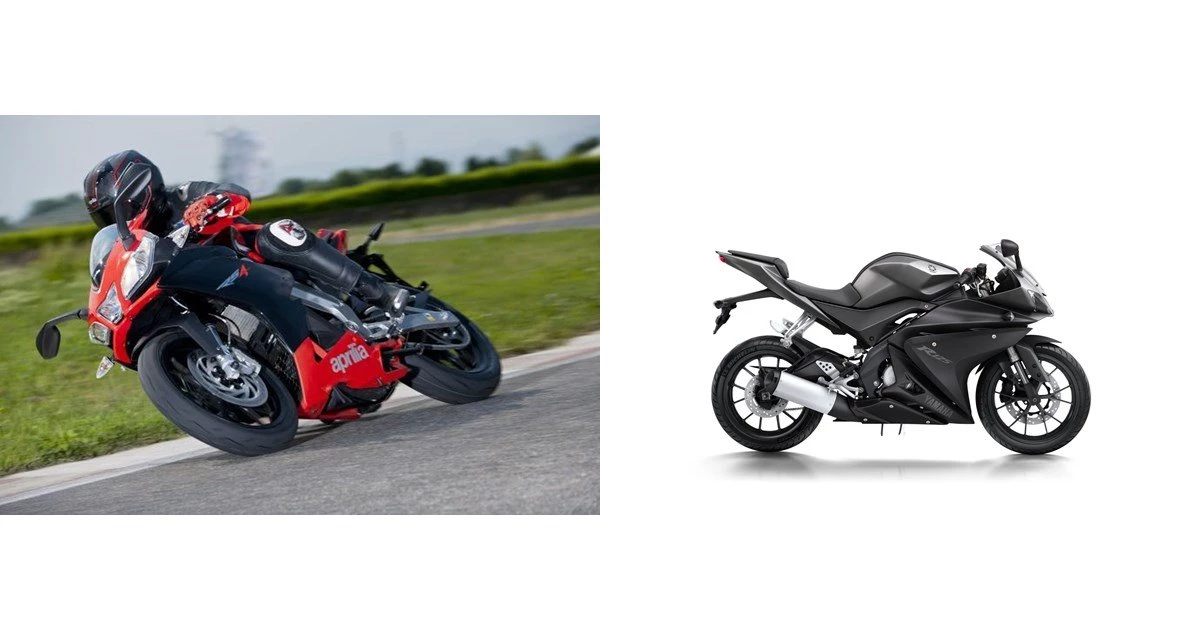 Aprilia Rs4 125 Vs Yamaha Yzf R125 Motorrad Vergleich Aprilia RS4 125 2018 vs. Yamaha YZF-R125 2015