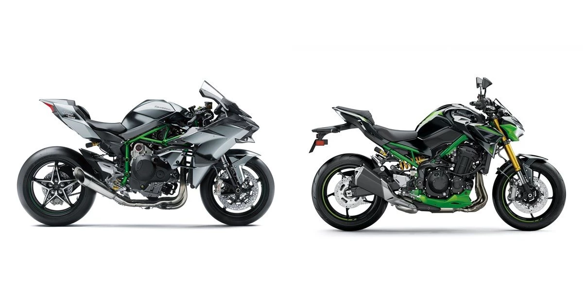Kawasaki Ninja H2R 2015 vs Kawasaki Ninja 1000SX 40th Anniversary 2024