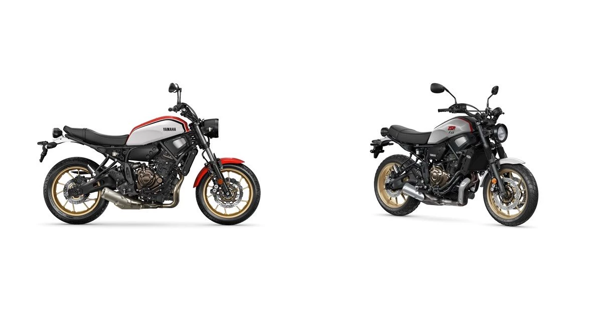 Yamaha XSR700 2021 vs Yamaha XSR700 XTribute 2022