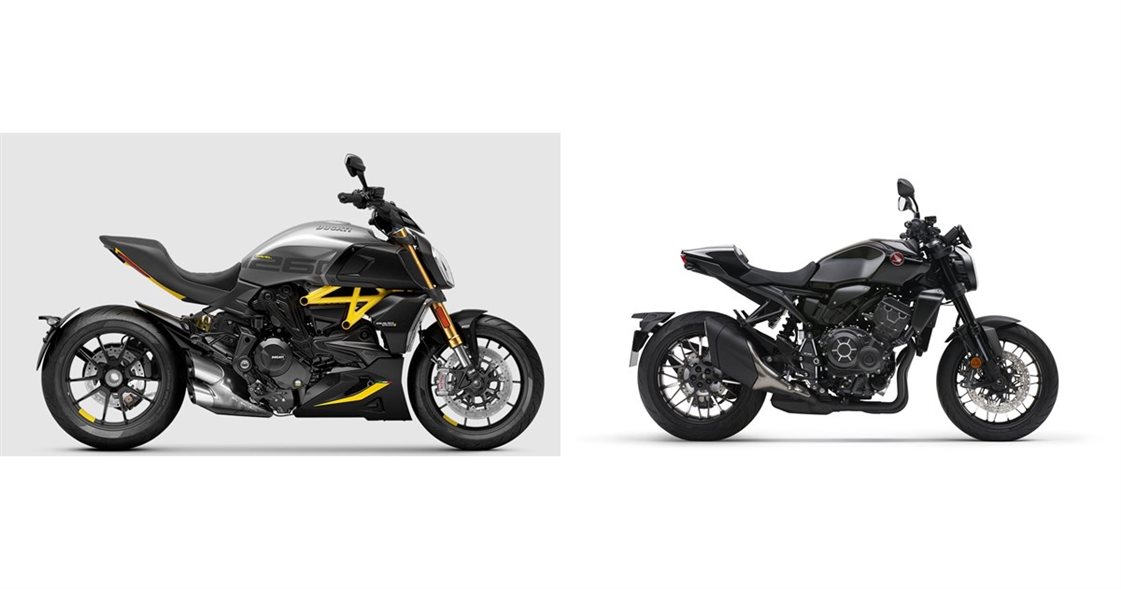 Ducati Diavel 1260 S 2022 vs Honda CB1000R Black Edition 2021