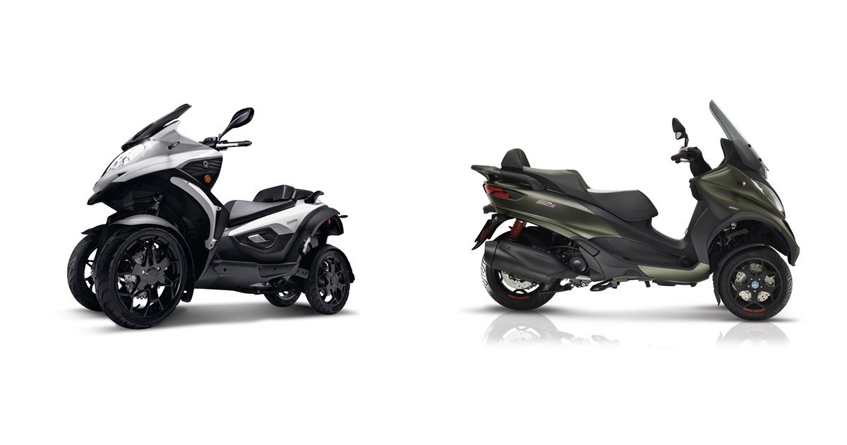 Motorrad Vergleich Quadro Vehicles QOODER 2020 Vs. Piaggio MP3 350 ABS ...