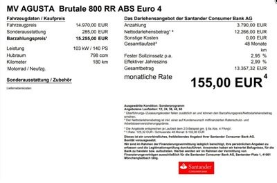 MV Agusta Top Angebot vom 23.04-03.05.2018 bei ihrem MV Vertragshändler in Berlin! - Bild 6